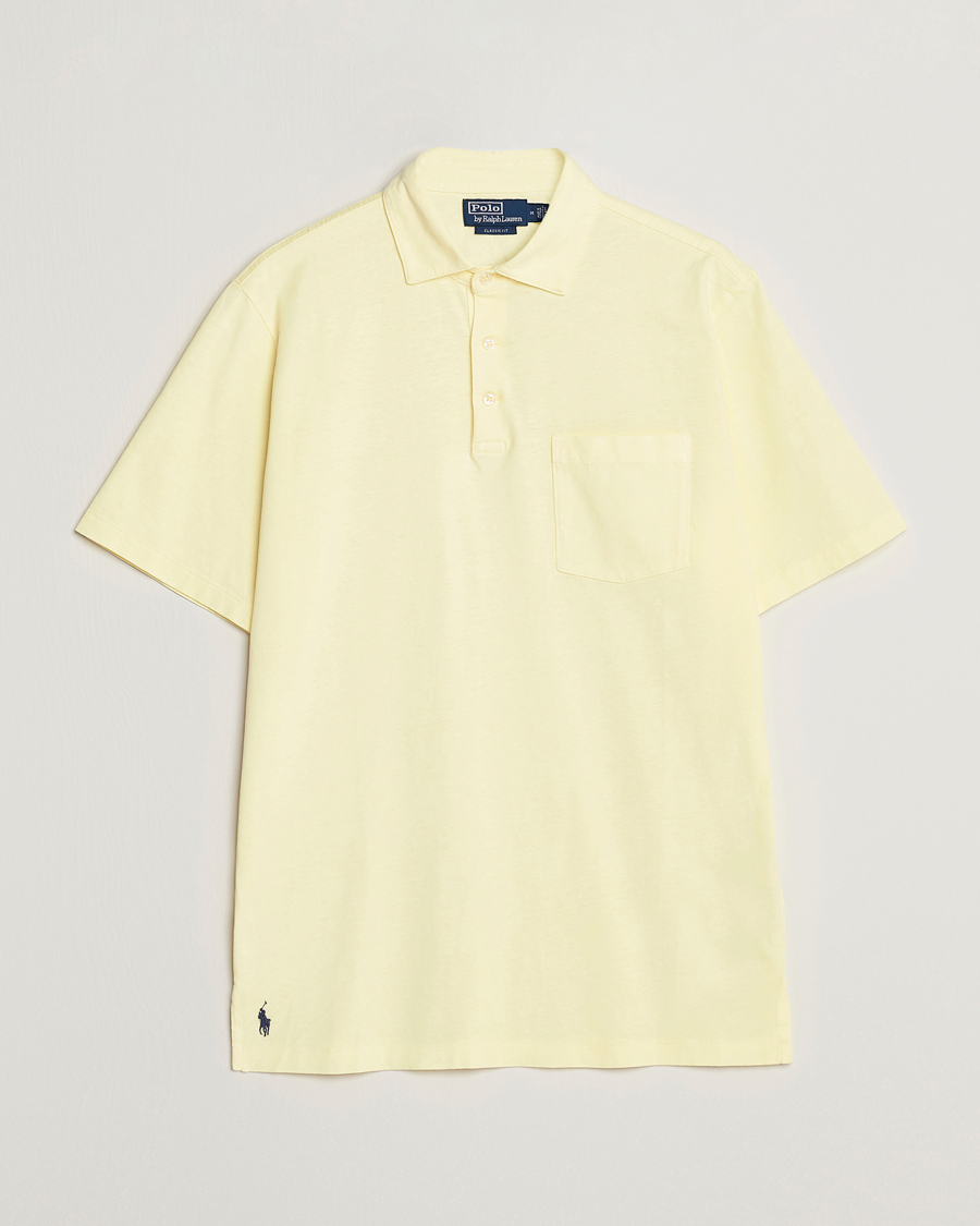 Herren | Poloshirts | Polo Ralph Lauren | Cotton/Linen Polo Bristol Yellow