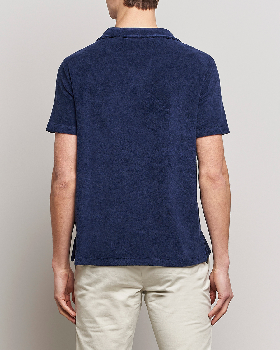 Herren | Poloshirts | Polo Ralph Lauren | Cotton Terry Open Collar Polo Newport Navy