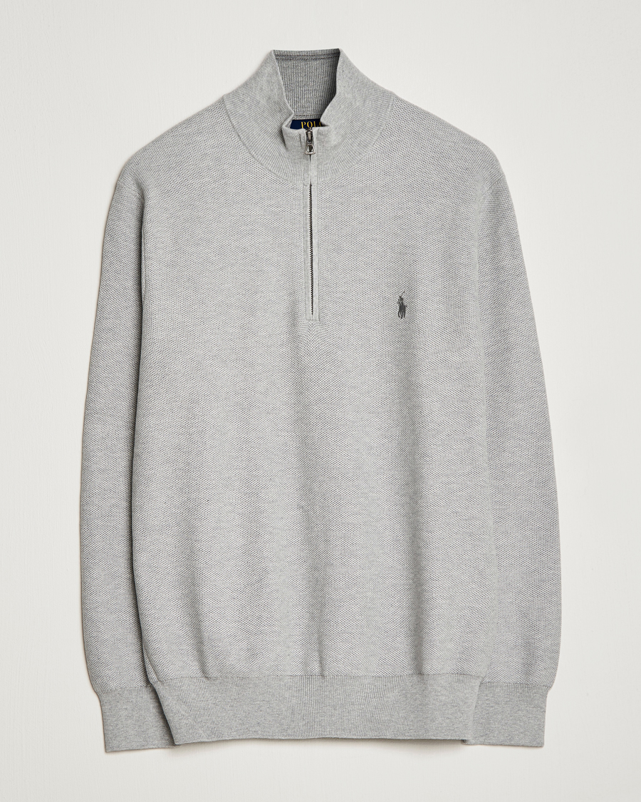 Herren | Pullover | Polo Ralph Lauren | Textured Half-Zip Andover Heather