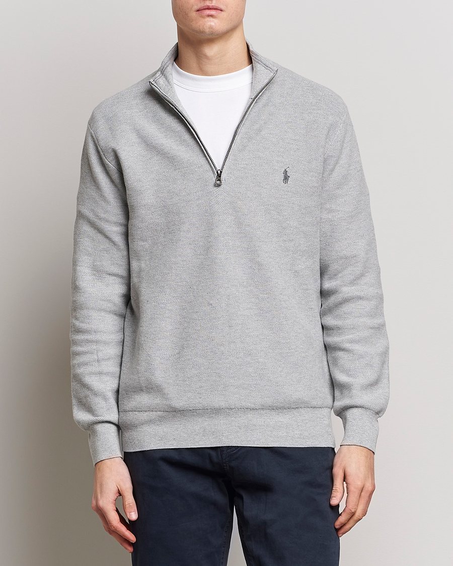 Herren | Pullover | Polo Ralph Lauren | Textured Half-Zip Andover Heather