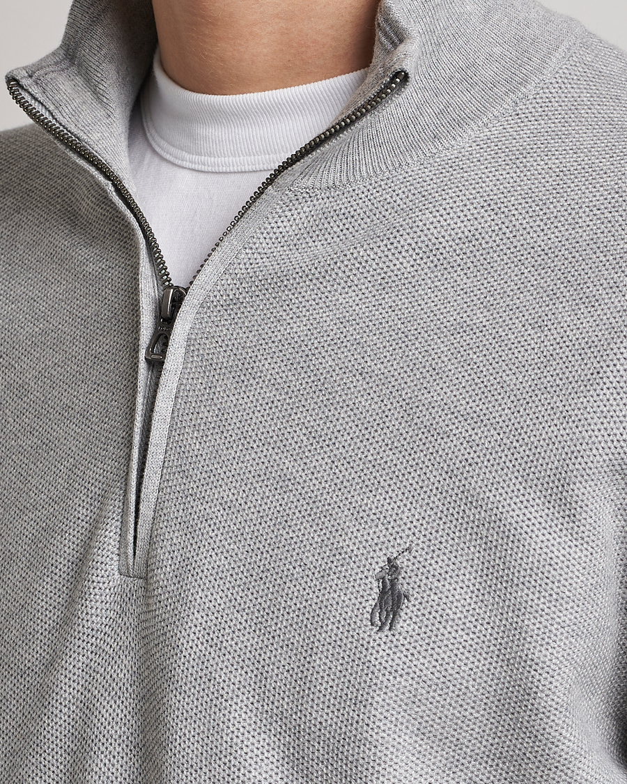 Herren | Pullover | Polo Ralph Lauren | Textured Half-Zip Andover Heather