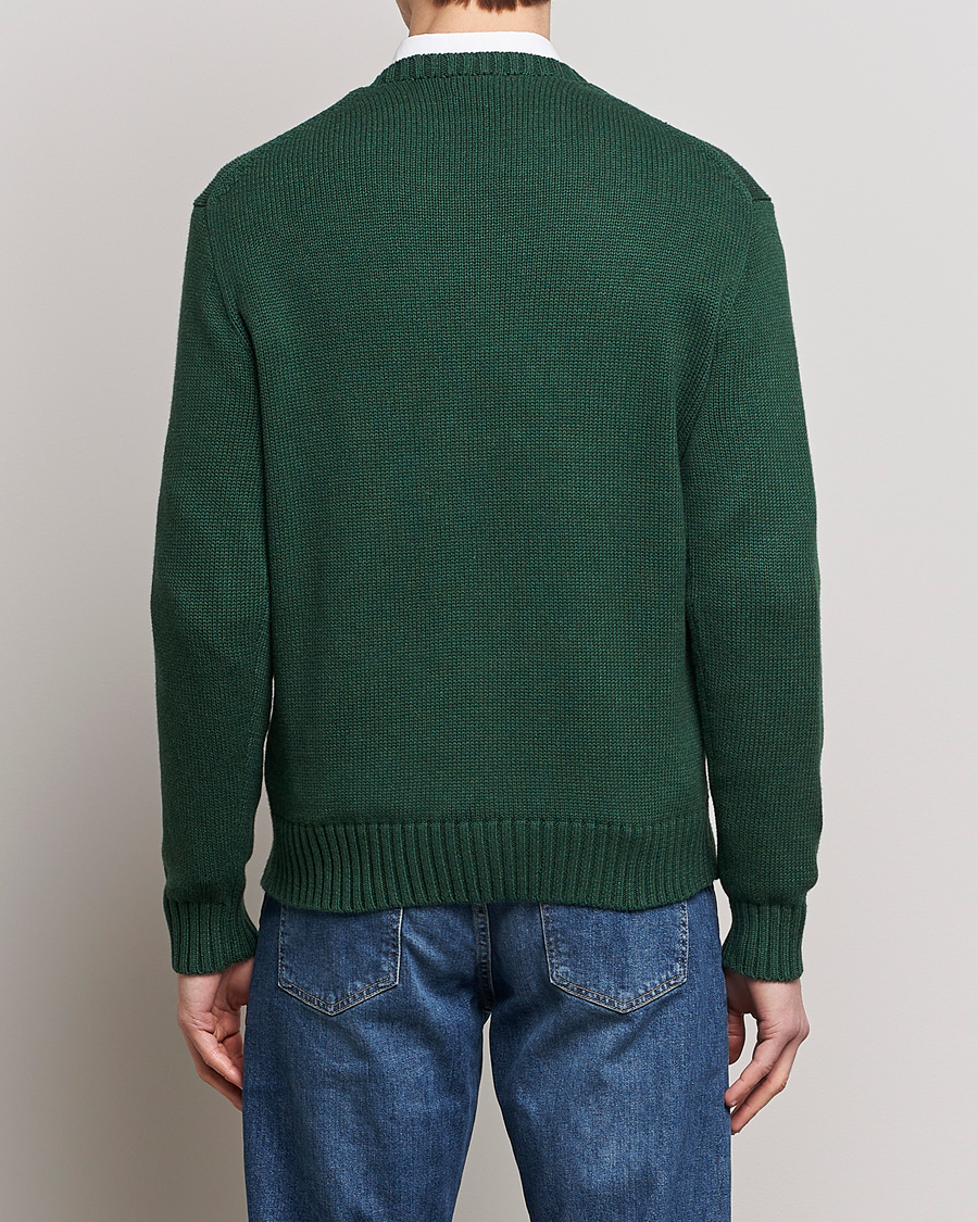 Herren | Pullover | Polo Ralph Lauren | Knitted Crew Neck Bear Sweater New Forest Heather