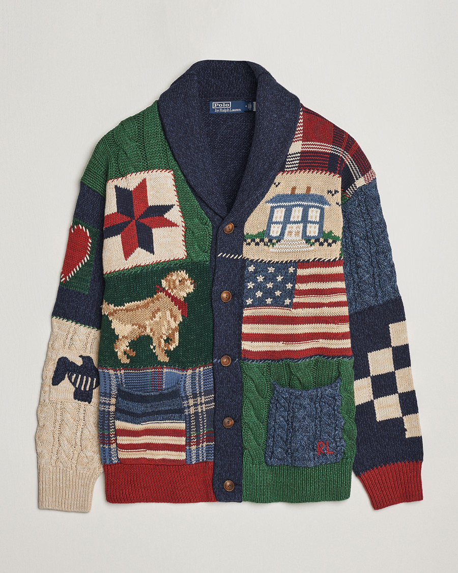 Herren | Pullover | Polo Ralph Lauren | Cotton Blend Shawl Collar Cardigan Multi