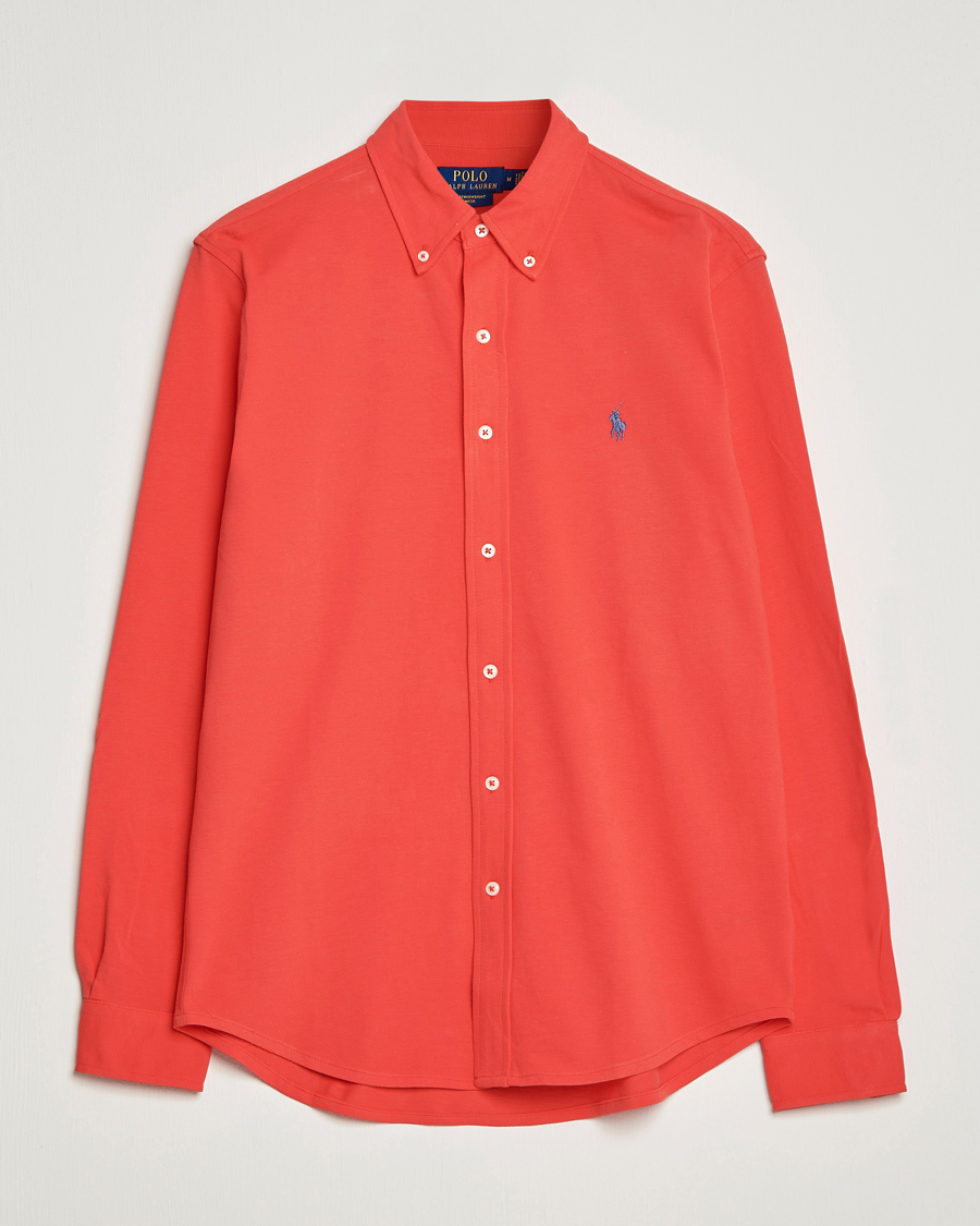 Herren | Hemden | Polo Ralph Lauren | Featherweight Mesh Shirt Red Reef