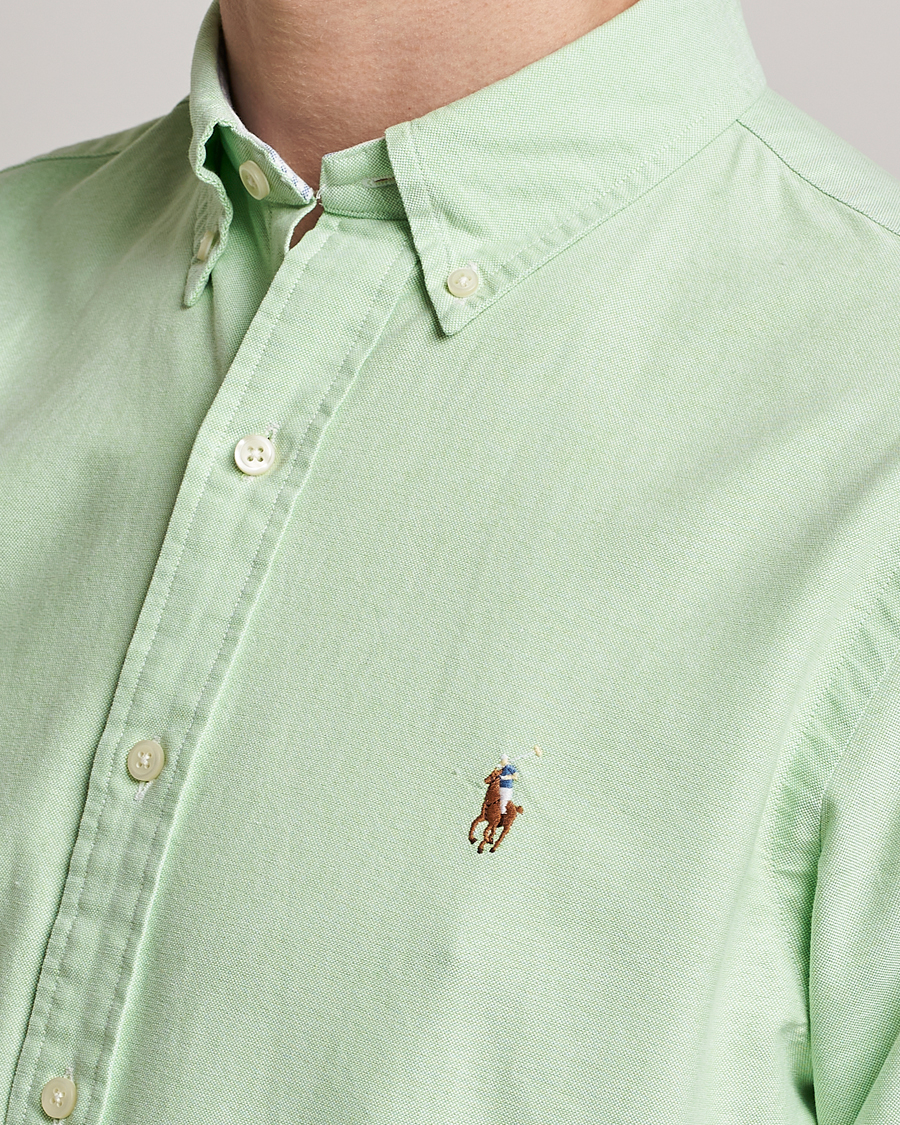 Herren | Hemden | Polo Ralph Lauren | Custom Fit Oxford Button Down Shirt Oasis Green