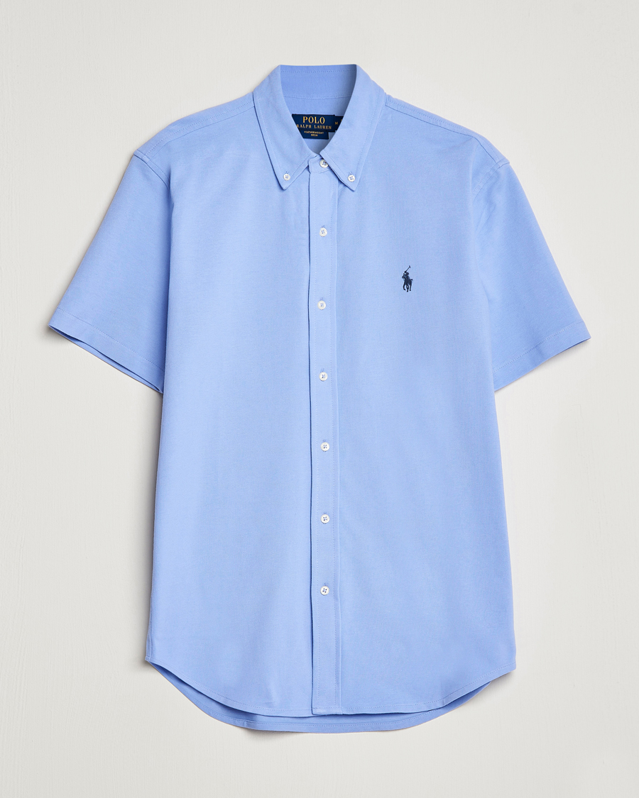 Herren | Hemden | Polo Ralph Lauren | Featherweight Mesh Short Sleeve Shirt Lafayette Blue