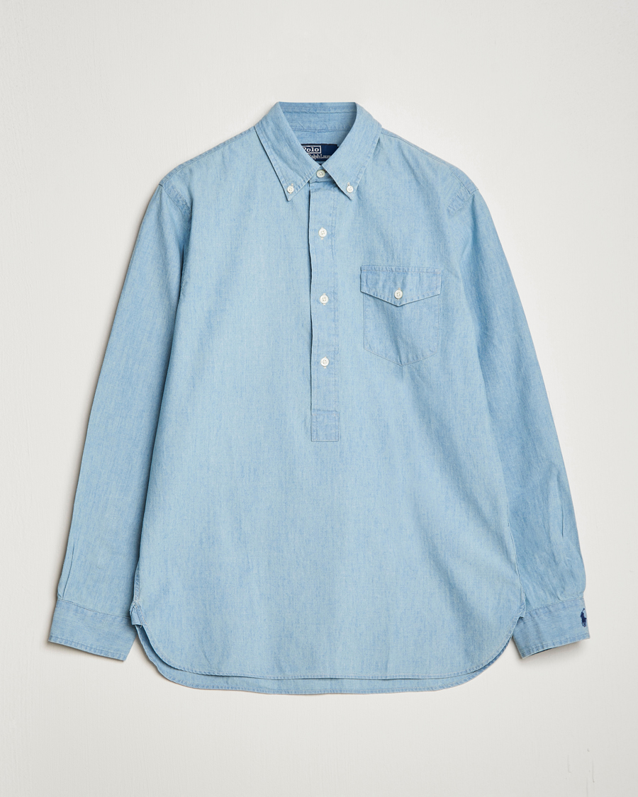 Herren | Hemden | Polo Ralph Lauren | Chambray Popover Shirt Light Indigo
