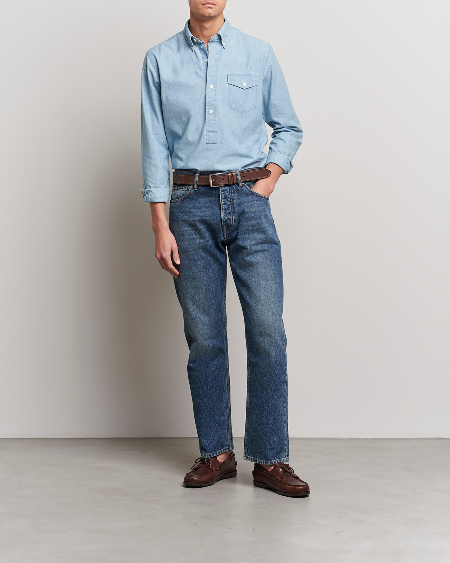 Herren | Hemden | Polo Ralph Lauren | Chambray Popover Shirt Light Indigo