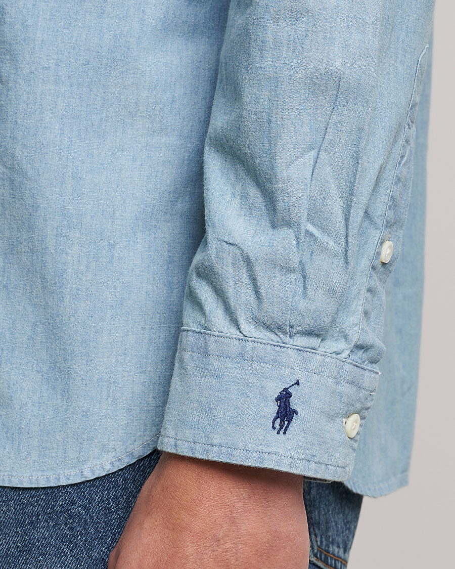 Herren | Hemden | Polo Ralph Lauren | Chambray Popover Shirt Light Indigo