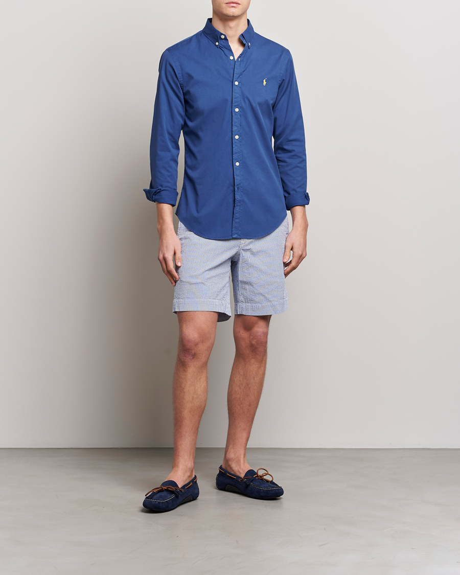 Herren | Hemden | Polo Ralph Lauren | Slim Fit Brushed Twill Shirt Royal Navy