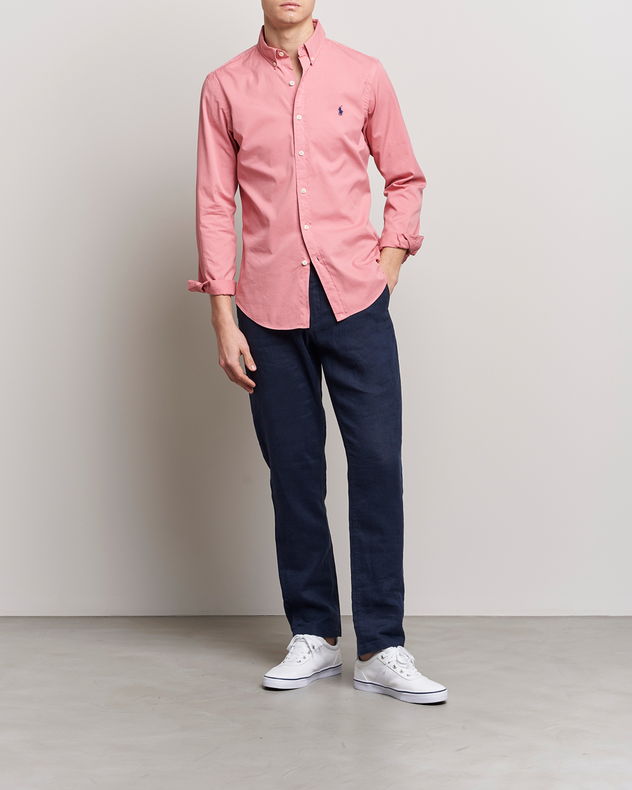 Herren | Hemden | Polo Ralph Lauren | Slim Fit Brushed Twill Shirt Desert Rose