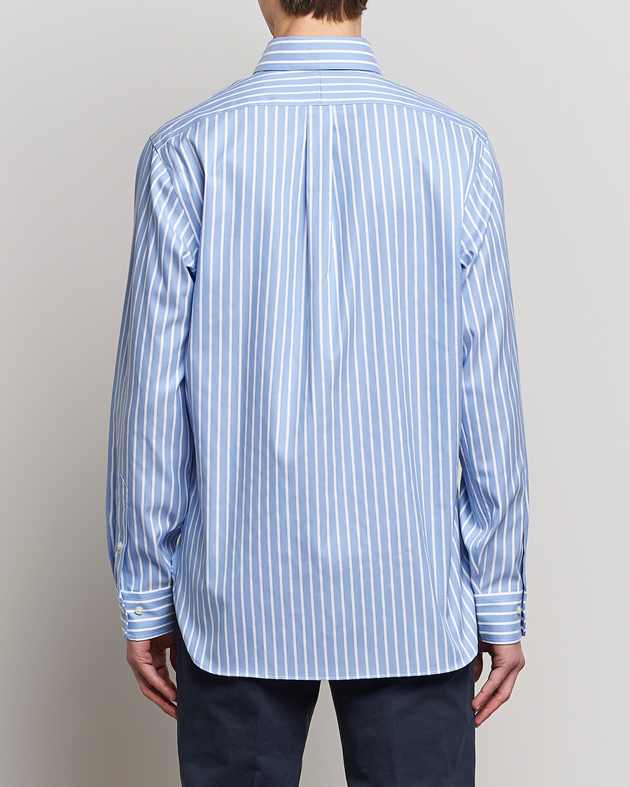 Herren | Hemden | Polo Ralph Lauren | Custom Fit Striped Dress Shirt Blue/White
