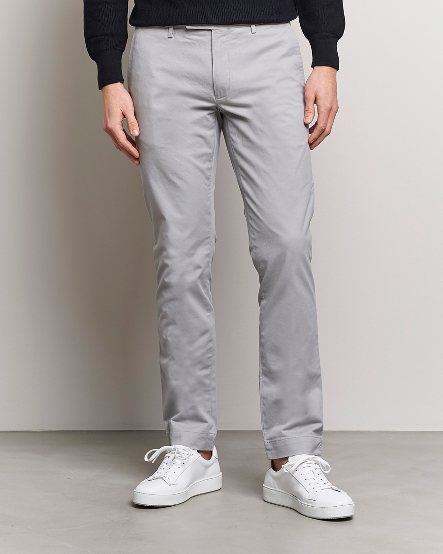 Herren | Hosen | Polo Ralph Lauren | Slim Fit Stretch Chinos Soft Grey