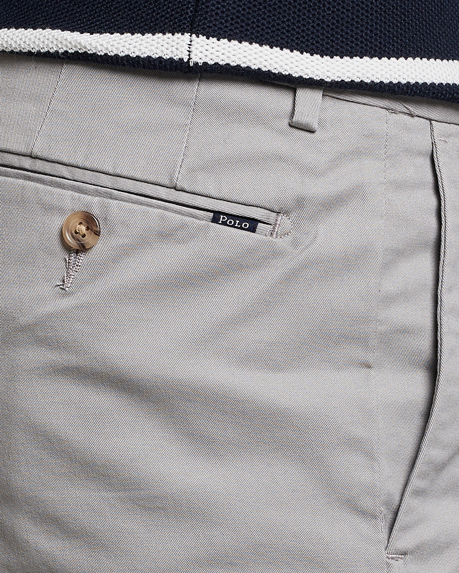 Herren | Shorts | Polo Ralph Lauren | Tailored Slim Fit Shorts Grey Fog