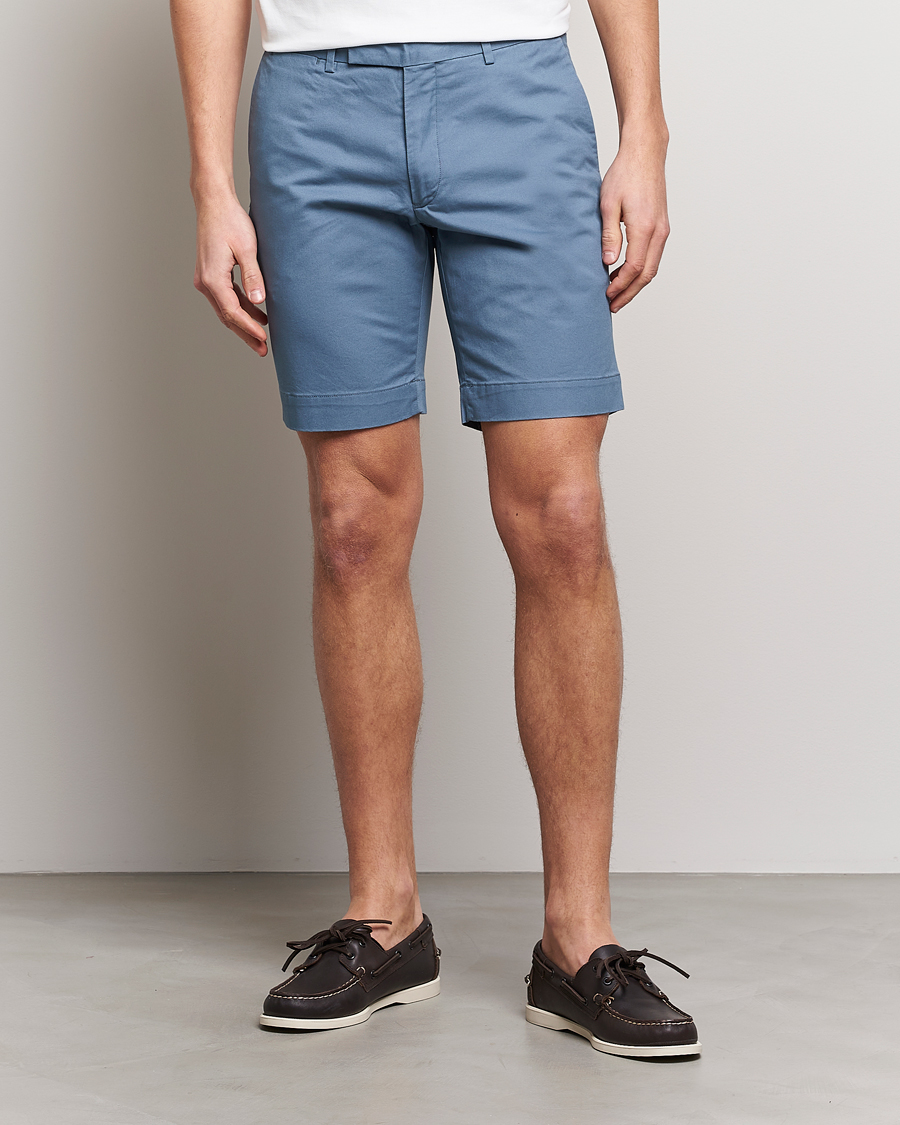 Herren | Chinoshorts | Polo Ralph Lauren | Tailored Slim Fit Shorts Anchor Blue