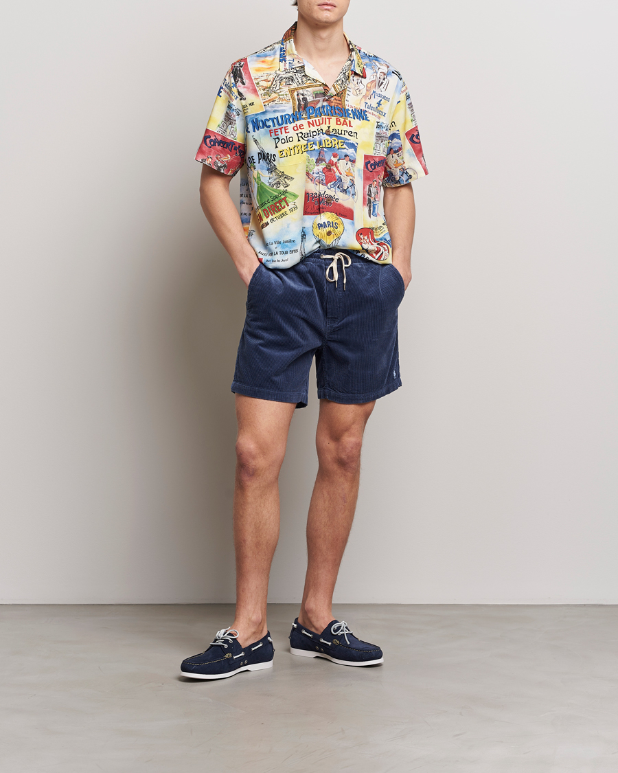 Herren | Shorts | Polo Ralph Lauren | Prepster Corduroy Drawstring Shorts Boston Navy