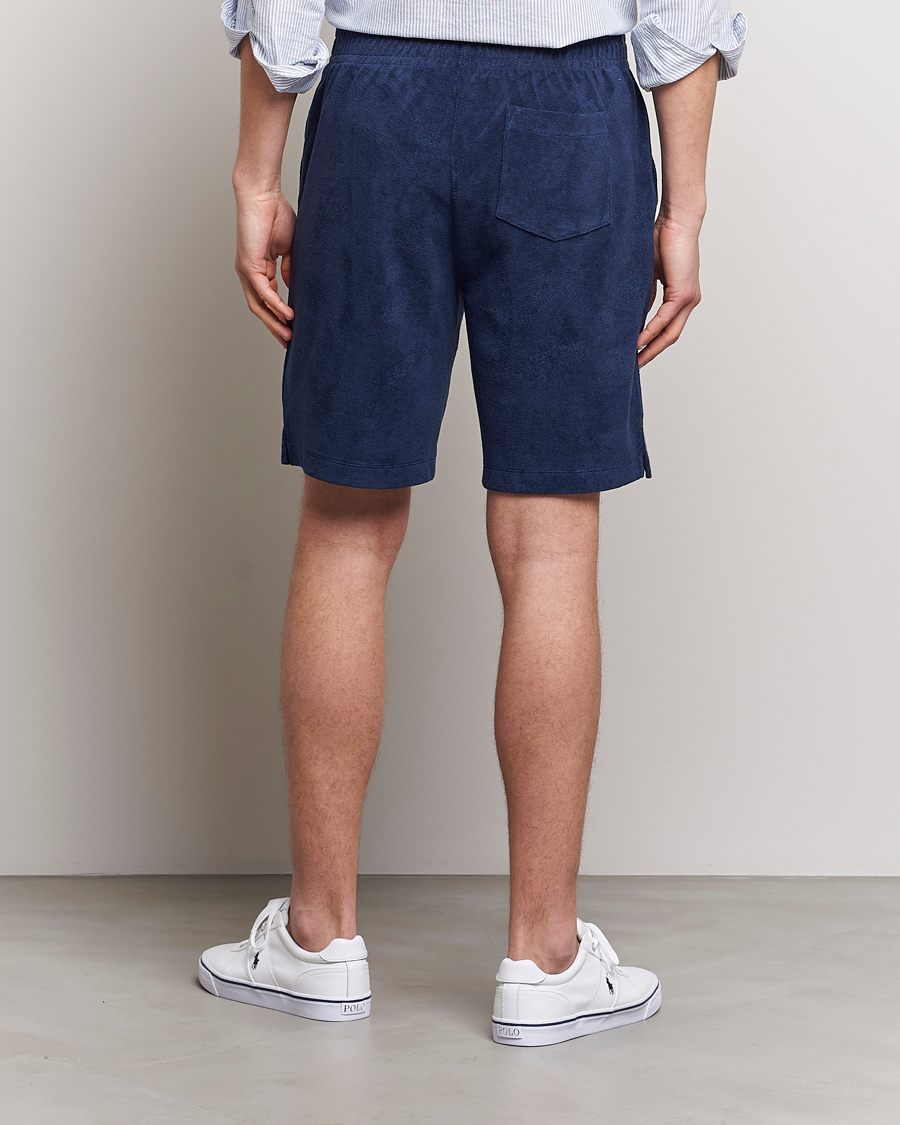 Herren | Shorts | Polo Ralph Lauren | Cotton Terry Drawstring Shorts Newport Navy