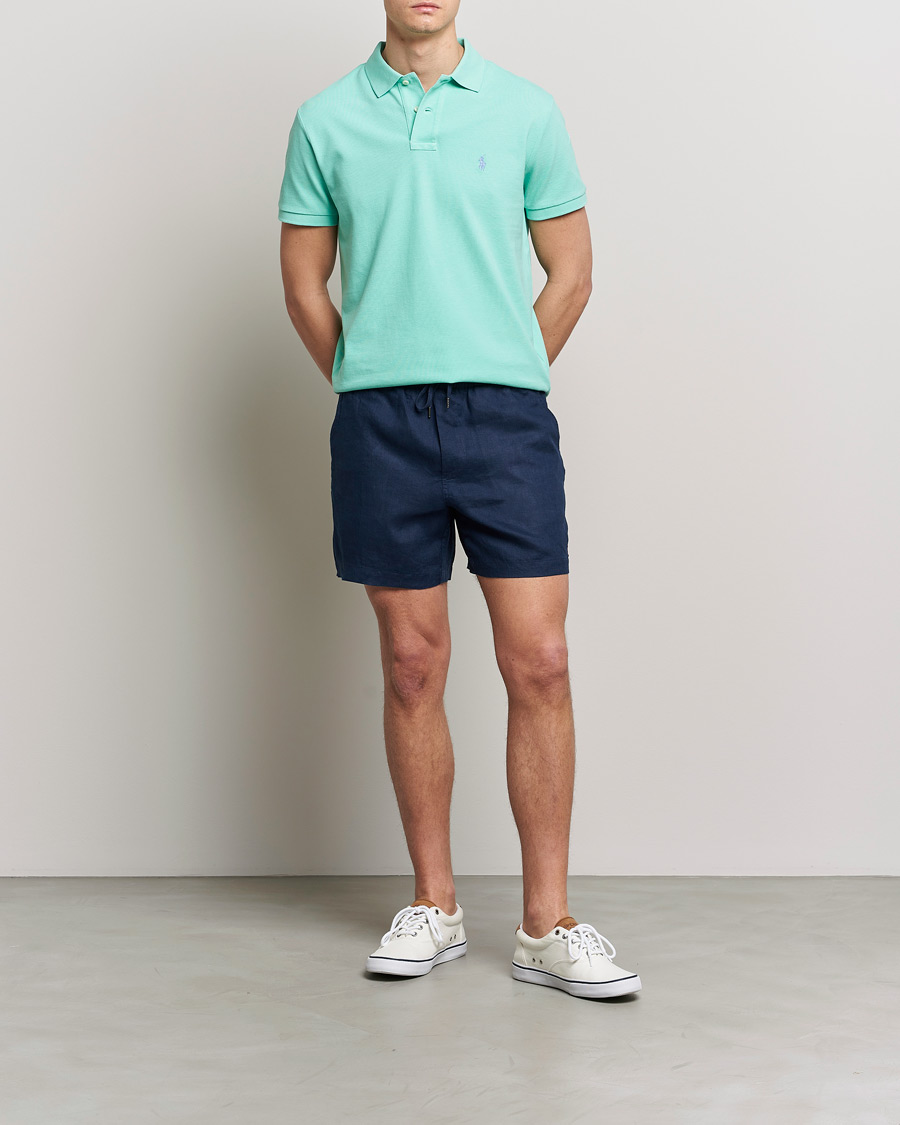 Herren | Shorts | Polo Ralph Lauren | Prepster Linen Drawstring Shorts Newport Navy