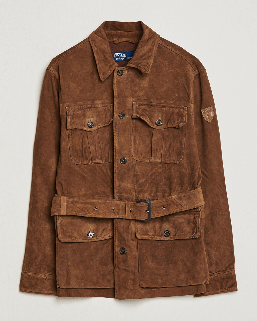 Herren | Jacken | Polo Ralph Lauren | Safari Suede Field Jacket Smith Brown