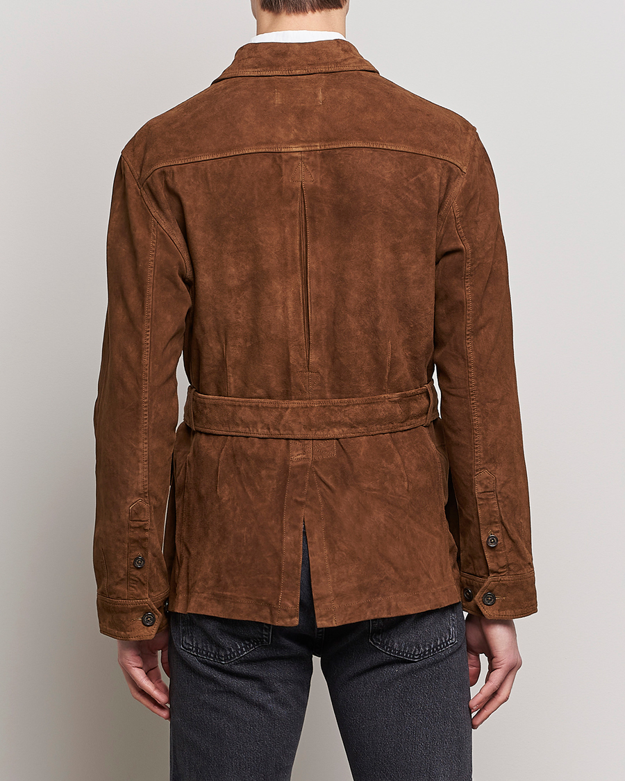 Herren | Jacken | Polo Ralph Lauren | Safari Suede Field Jacket Smith Brown