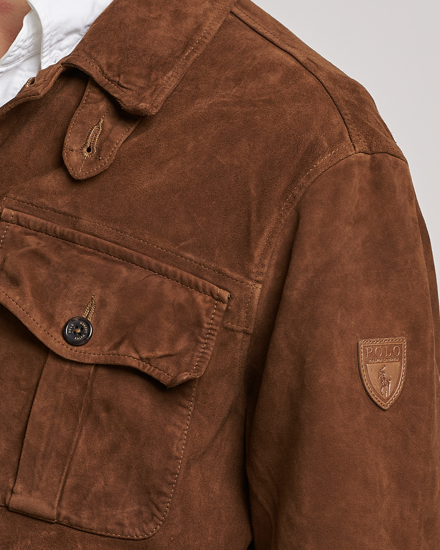 Herren | Jacken | Polo Ralph Lauren | Safari Suede Field Jacket Smith Brown
