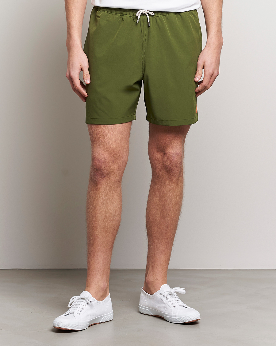 Herren | Badehosen | Polo Ralph Lauren | Recyceled Traveler Boxer Swimshorts Supply Olive