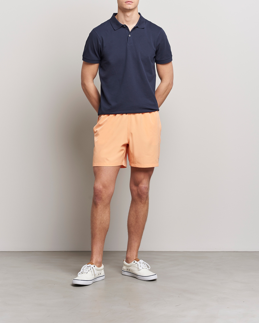 Herren | Badehosen | Polo Ralph Lauren | Recyceled Traveler Boxer Swimshorts Fair Orange