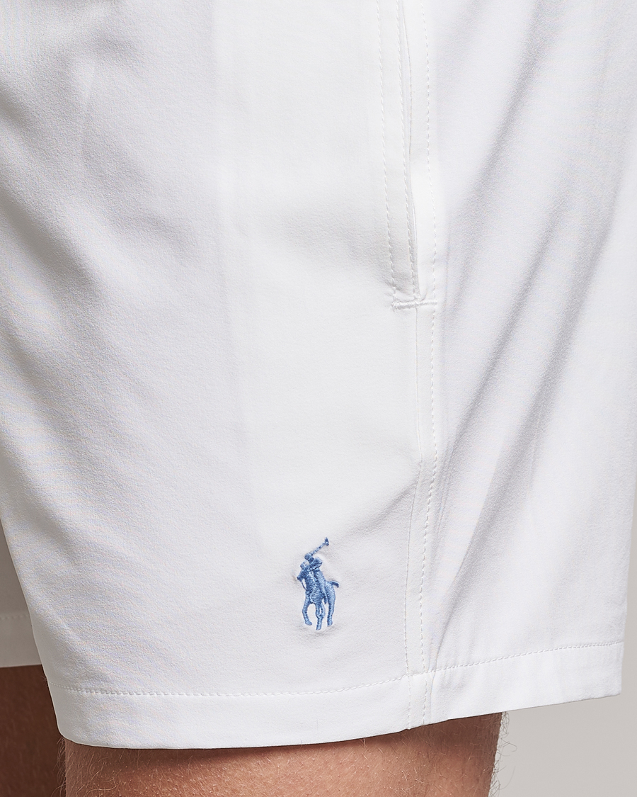 Herren | Badehosen | Polo Ralph Lauren | Recycled Slim Traveler Swimshorts White