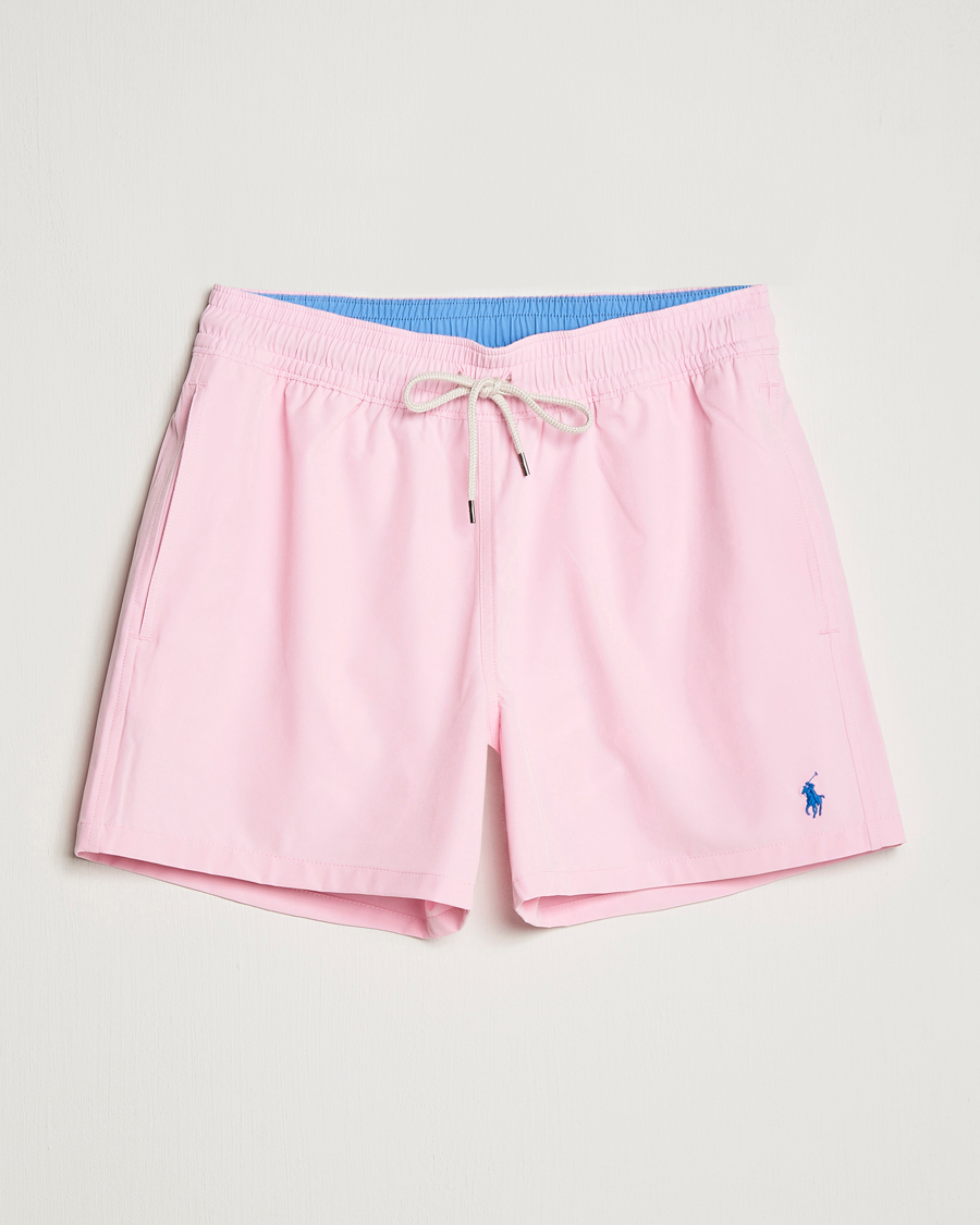 Herren | Badehosen | Polo Ralph Lauren | Recycled Slim Traveler Swimshorts Carmel Pink