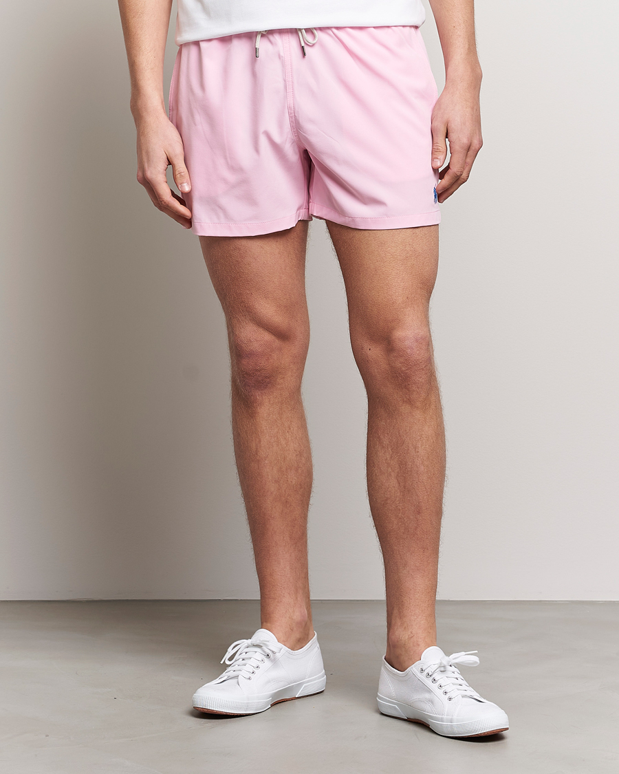 Herren | Badehosen | Polo Ralph Lauren | Recycled Slim Traveler Swimshorts Carmel Pink