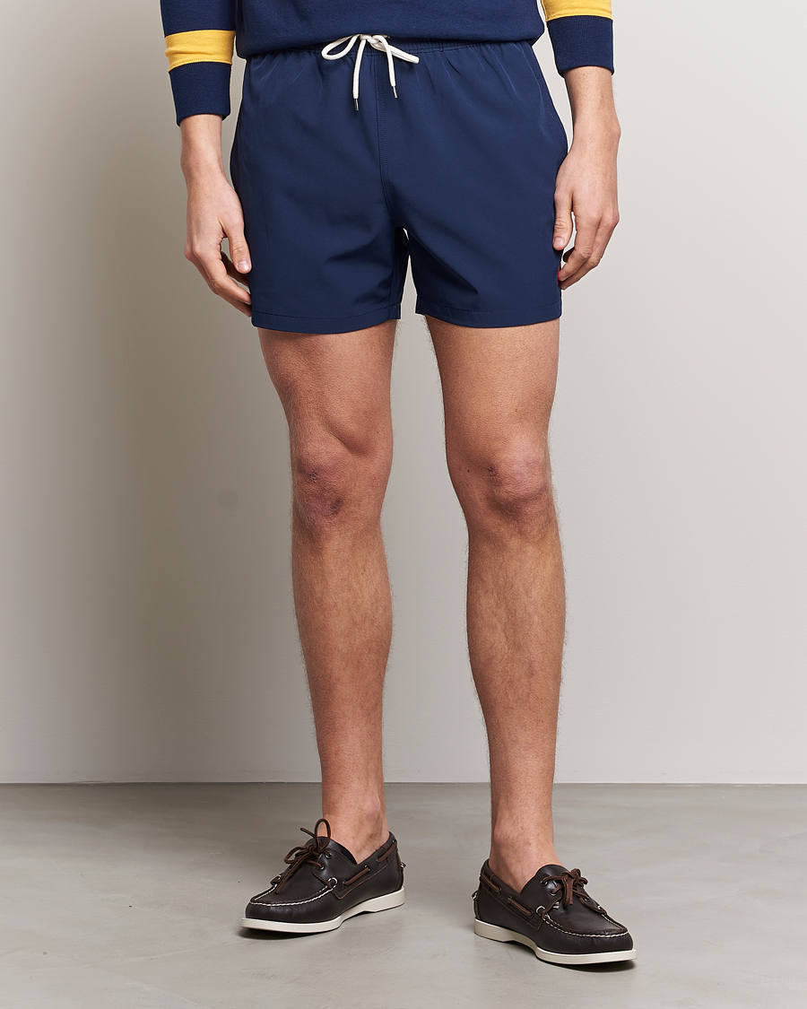 Herren | Badehosen | Polo Ralph Lauren | Recycled Slim Traveler Swimshorts Newport Navy