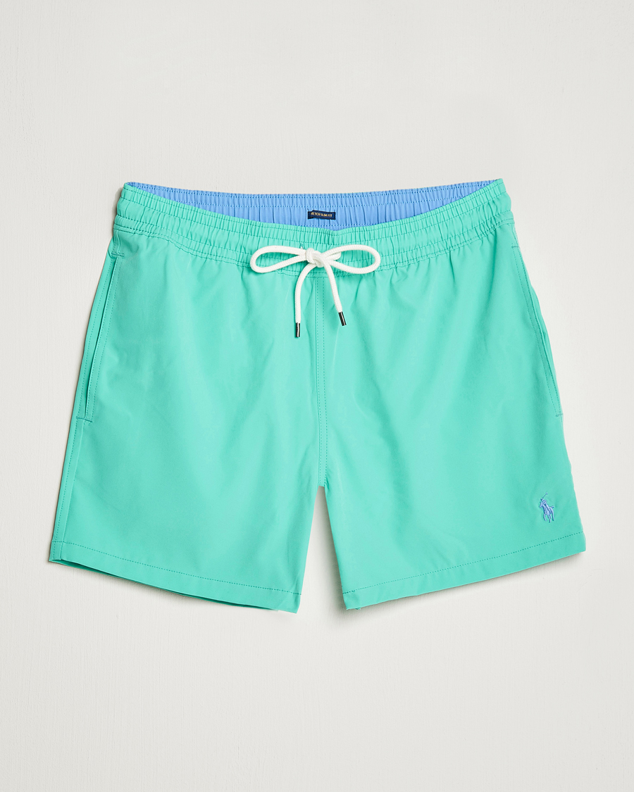 Herren | Badehosen | Polo Ralph Lauren | Recycled Slim Traveler Swimshorts Sunset Green