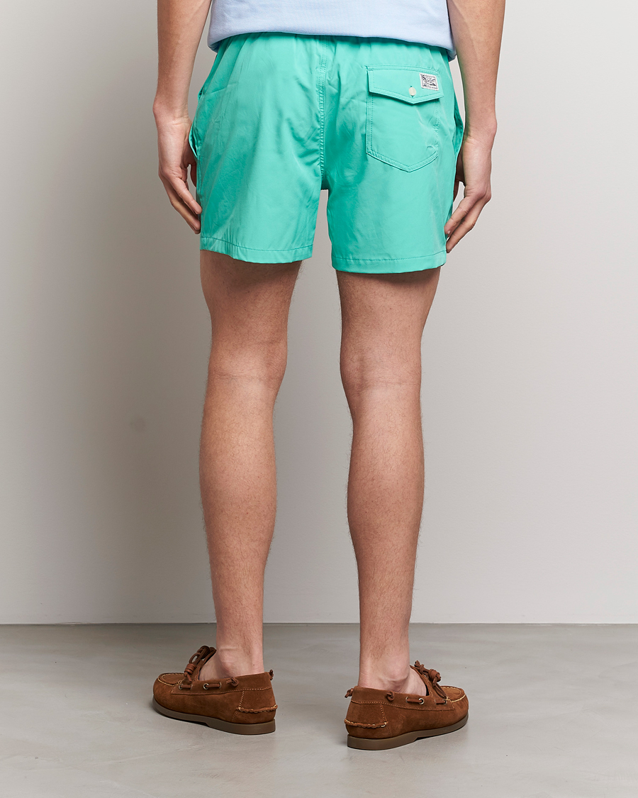 Herren | Badehosen | Polo Ralph Lauren | Recycled Slim Traveler Swimshorts Sunset Green