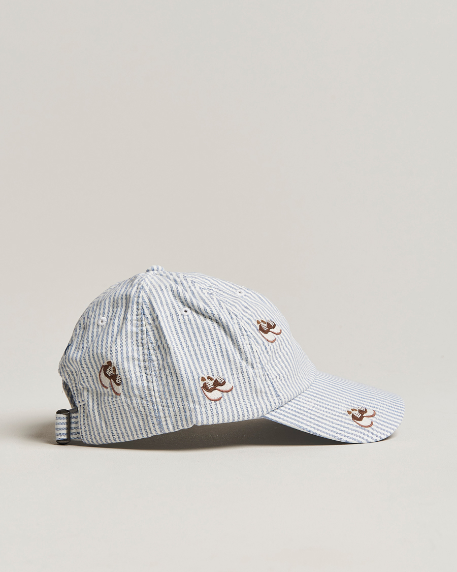 Herren | Polo Ralph Lauren Oxford Striped Cap Blue/White | Polo Ralph Lauren | Oxford Striped Cap Blue/White