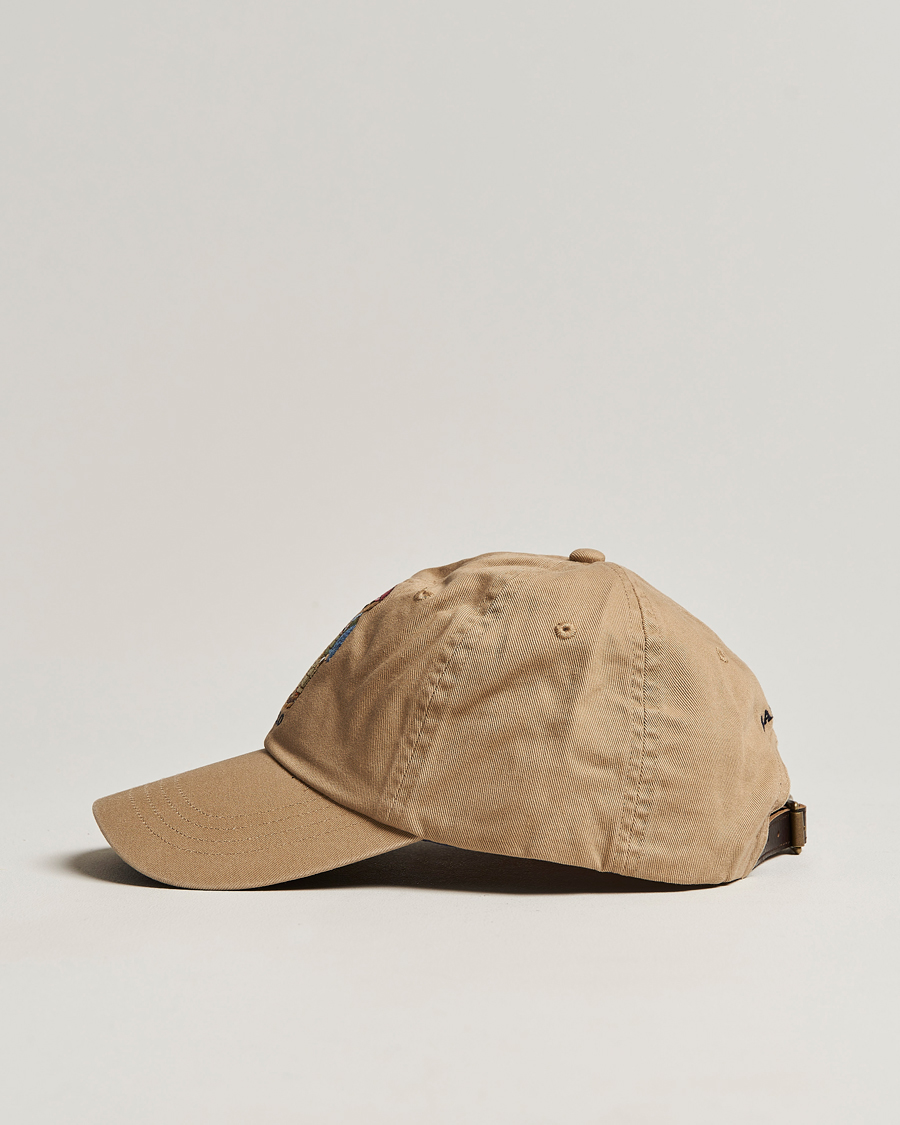 Herren | Polo Ralph Lauren Twill Bear Cap Luxury Tan | Polo Ralph Lauren | Twill Bear Cap Luxury Tan