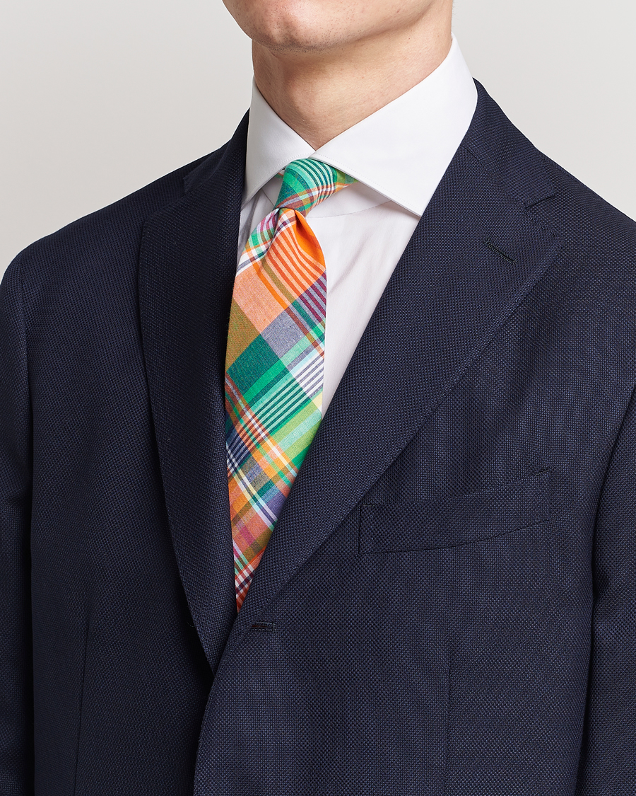 Herren | Polo Ralph Lauren Preppy Madras Checked Tie Multi | Polo Ralph Lauren | Preppy Madras Checked Tie Multi