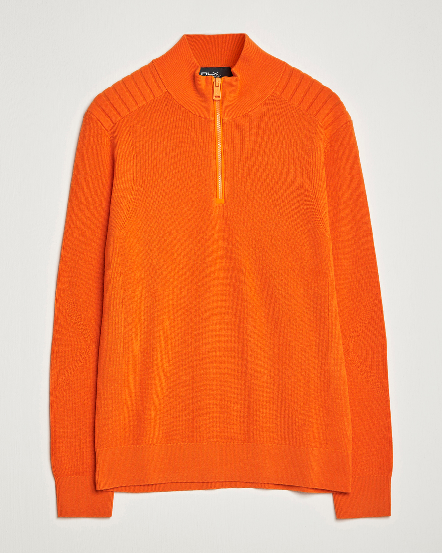 Herren | Pullover | RLX Ralph Lauren | Merino Half-Zip Sweater Sailing Orange