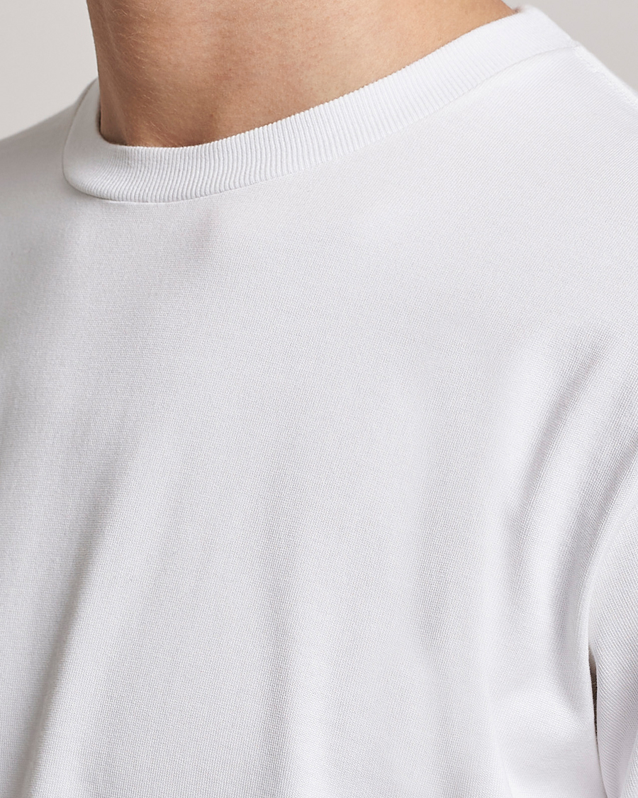 Herren | T-Shirts | Auralee | Luster Plaiting T-Shirt White