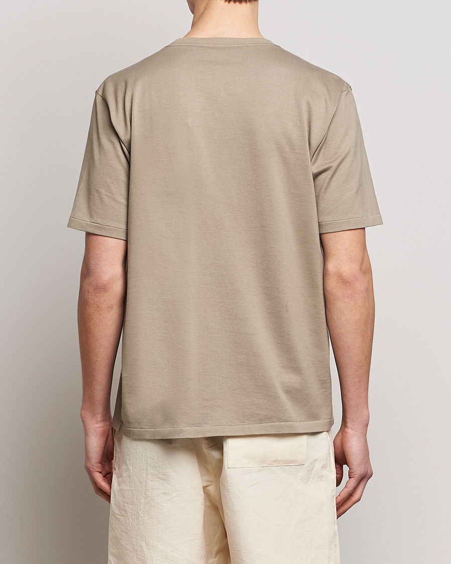 Herren | T-Shirts | Auralee | Luster Plaiting T-Shirt Khaki Grey