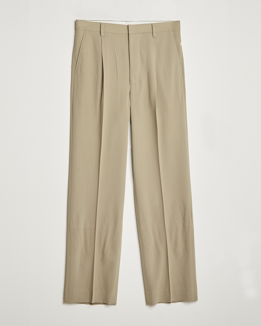 Herren | Hosen | Auralee | Viyella Wool Slacks Light Khaki