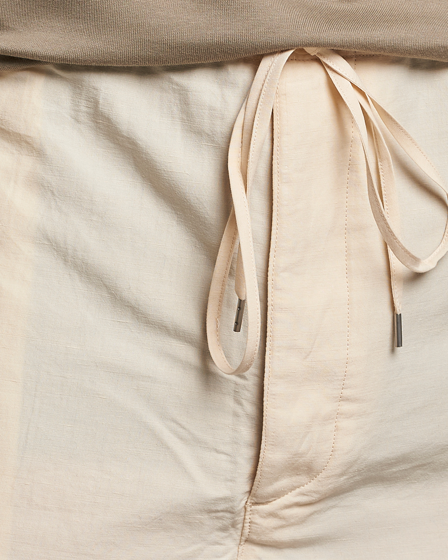 Herren | Shorts | Auralee | Finx Linen Easy Shorts Ecru