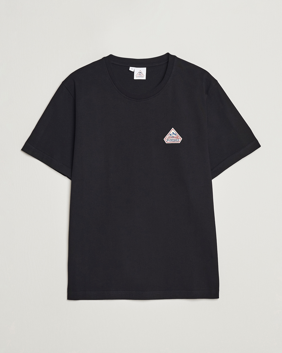 Herren | T-Shirts | Pyrenex | Echo Cotton Logo T-Shirt Black