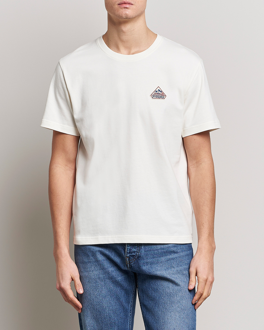 Herren | T-Shirts | Pyrenex | Echo Cotton Logo T-Shirt Milk