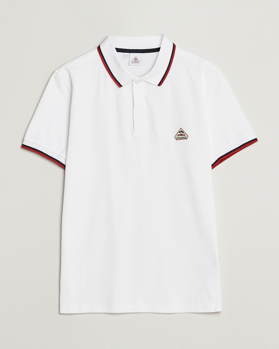 Herren | Poloshirts | Pyrenex | Leyre Cotton Logo Polo White