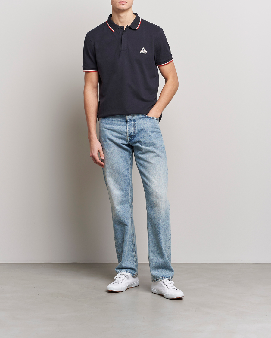 Herren | Poloshirts | Pyrenex | Leyre Cotton Logo Polo Deep Ink