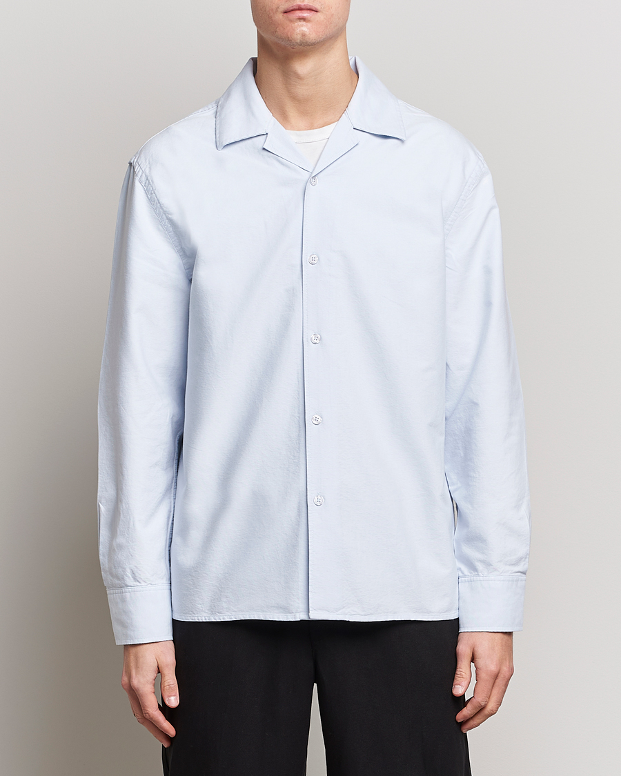 Herren | Hemden | Filippa K | Oxford Overshirt Ice Blue