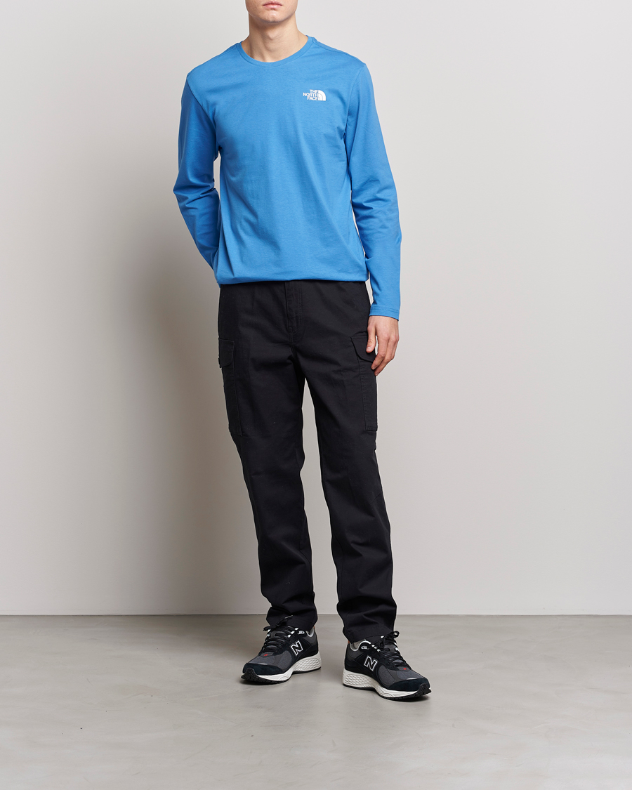 Herren | T-Shirts | The North Face | Long Sleeve Easy T-Shirt Super Sonic Blue