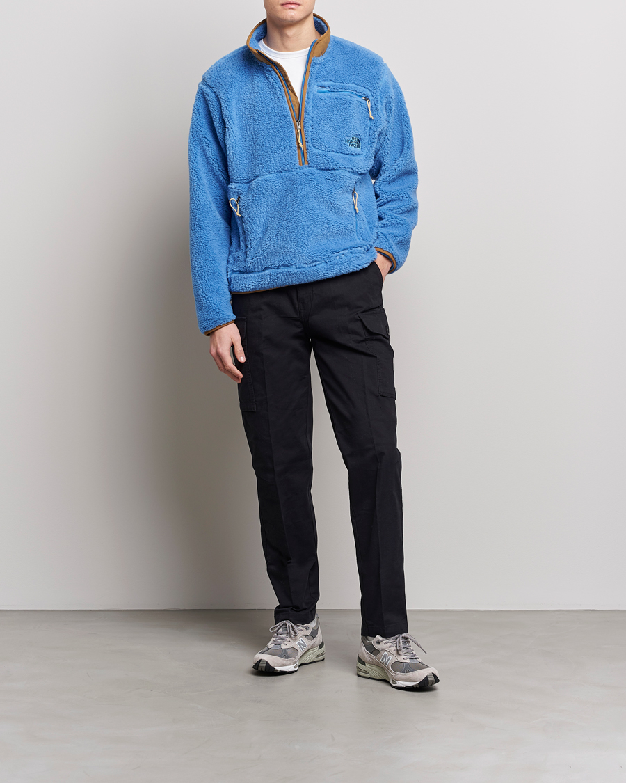 Herren | Pullover | The North Face | Heritage Fleece Pile Half Zip Super Sonic Blue