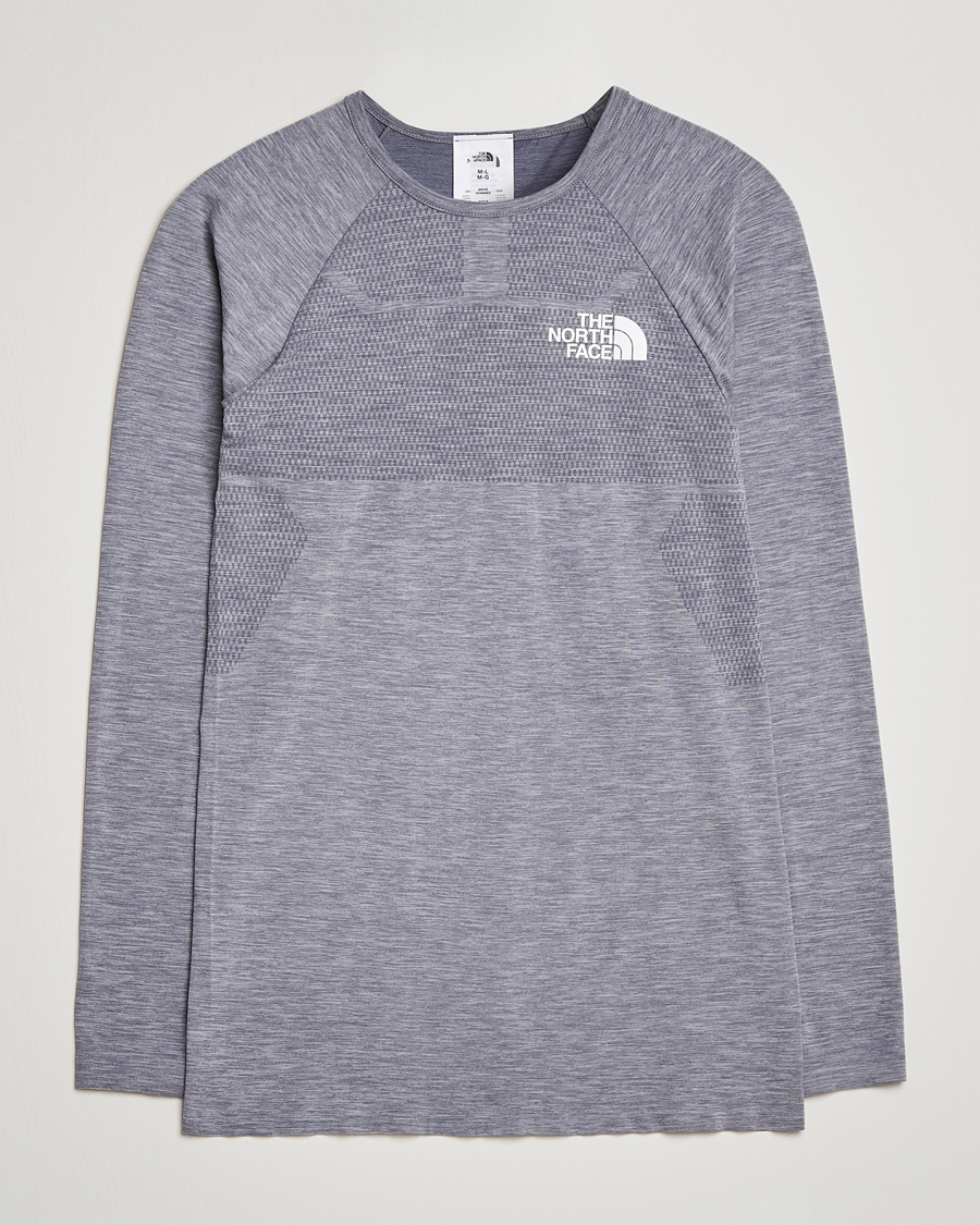 Herren | T-Shirts | The North Face | Mountain Athletics Long Sleeve Meld Grey Heather
