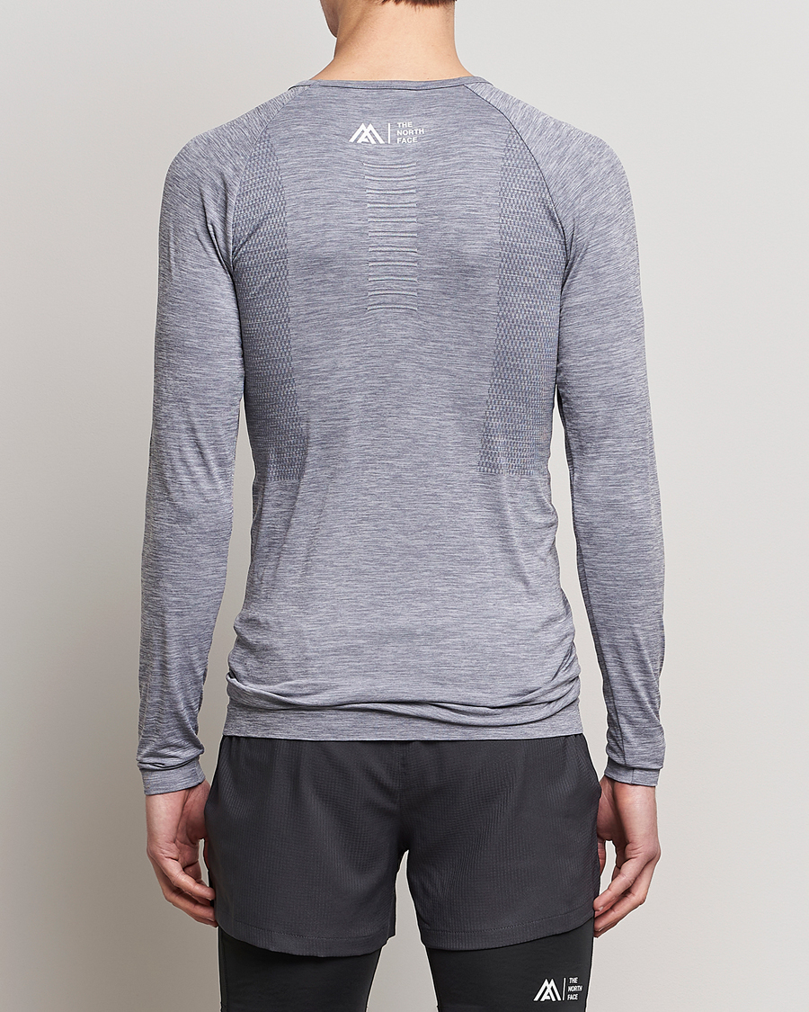 Herren | T-Shirts | The North Face | Mountain Athletics Long Sleeve Meld Grey Heather